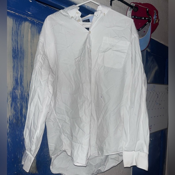 Nautica Other - Nautice white longsleev button up shirt men